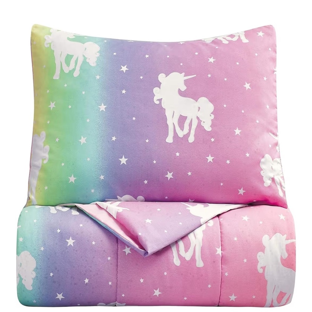 Unicorn Dreams Multicolor Comforter Set 055